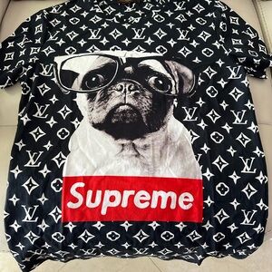 Authentic Louis Vuitton x Supreme Collab T-shirt